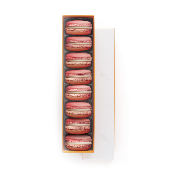 Coffret Fraîcheur de rose - 10 Macarons